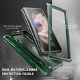thumbnail image 2 of Feishell Rugged Case for Samsung Galaxy Z Fold3,Bulit-in Screen Protector & Kickstand,Heavy Duty Shockproof Hybrid TPU+PC Hinge Protection Armor Protective Phone Case with S Pen Holder,Armygreen, 2 of 12