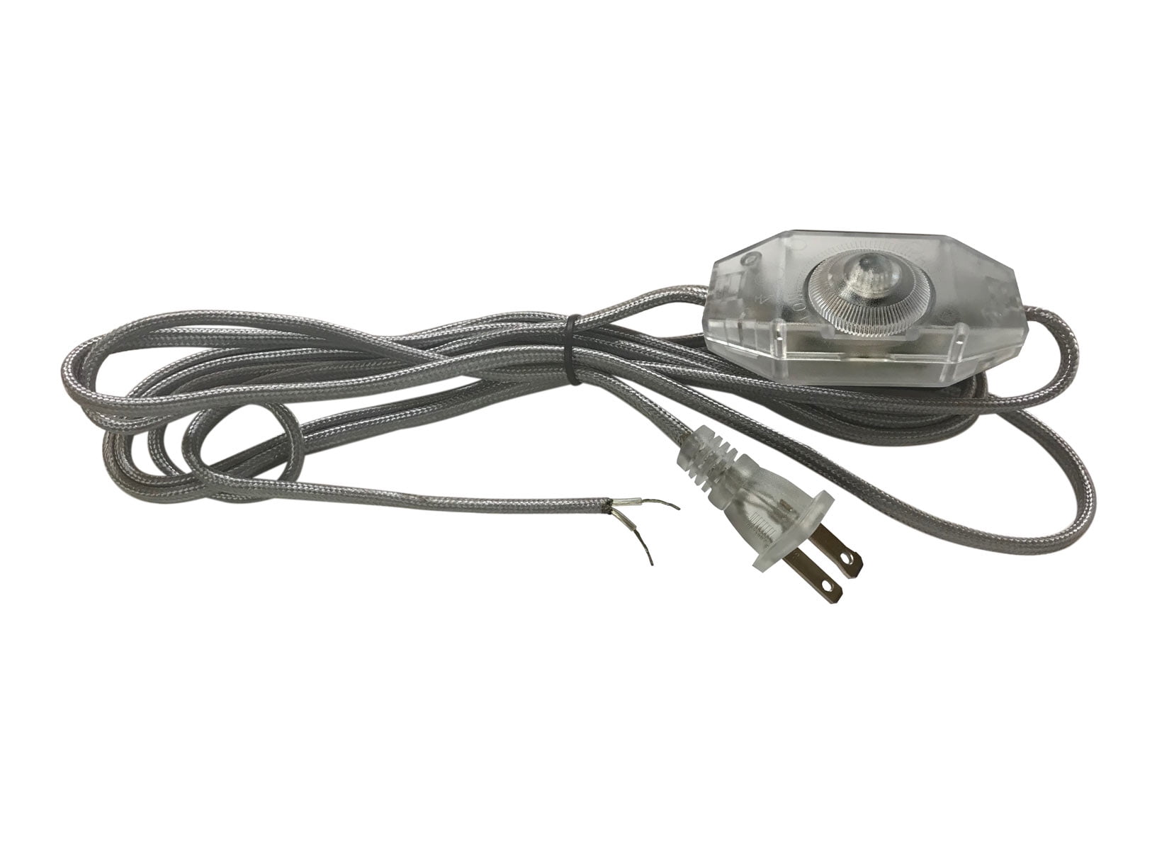 Royal Designs, Inc. Lamp Cord Molded Plug with Rotary Dimmer Switch