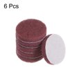 thumbnail image 6 of 6 Packs Drill Power Brush 2 inch Tile Scrubber Scouring Pads 320-400 Grit for Household Cleaning, 6 of 6