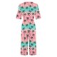 thumbnail image 3 of Vestido de Verano de Manga Corta para las Mujeres Hawaiana Unisex Impresión Casual Cuello en V Atrás Cremallera Bolsillo Lateral Overalls, 3 of 5