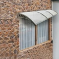 thumbnail image 2 of Cfowner 40 inch x 120 inch Window Awning Door Canopy Polycarbonate Cover Outdoor Front Door Patio Sun Shetter, 2 of 7
