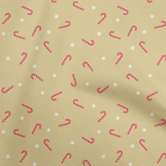 oneOone Viscose Jersey Dark Beige Fabric Christmas Sewing Fabric By The Yard Printed Diy Clothing Sewing Supplies 60 Inch Wide