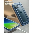 thumbnail image 6 of SUPCASE Unicorn Beetle EXO Pro Series iPhone 12 Pro Max Case 6.7" (2020 Release), Premium Hybrid Protective Clear Bumper Case for Apple iPhone 12 Pro Max With Built-in Screen Protector (Blue), 6 of 8