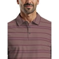 thumbnail image 4 of Ben Hogan Men's & Big Men's Performance Texture Stripe Short Sleeve Golf Polo Shirt, Sizes S-5XL, 4 of 7