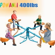 POWANLI Kids Seesaw Teeter Totter with 400lbs Capacity Spinning Kids Outdoor Playground Equipment, Swiveling 360 Degrees Rotating for Kids 3-10
