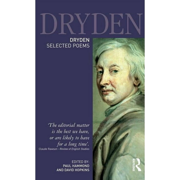 Longman Annotated English Poets Dryden: Selected Poems, (Hardcover)