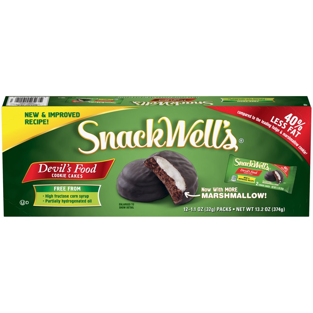 SnackWell's® Devil's Food Cookie Cakes 121.1 oz. Packs