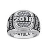 Freestyle, Men's Celebrium Cushion-top Pave CZ Class Ring, Personalized, High School or College Graduation