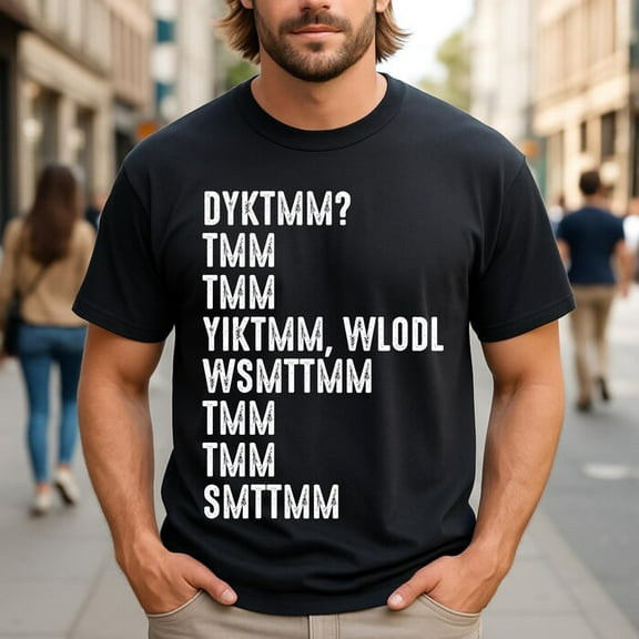 Unisex "Do You Know The Muffin Man DYKTMM" T-Shirt: Pop Culture Humor