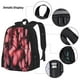 thumbnail image 3 of Easygdp pink butterfly Mochila para Niños y Niñas con Set de Caja de Almuerzo y Estuche para Lápices 3 en 1, Mochila Escolar Estampada para Adolescentes, 3 of 7
