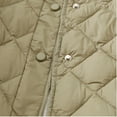 thumbnail image 7 of Wdfiry Jackets for Women Lightweight Quilted Jacket Button Crew Collar Warm Winter Coat Womens Tops Fall Tops for Women, 7 of 7