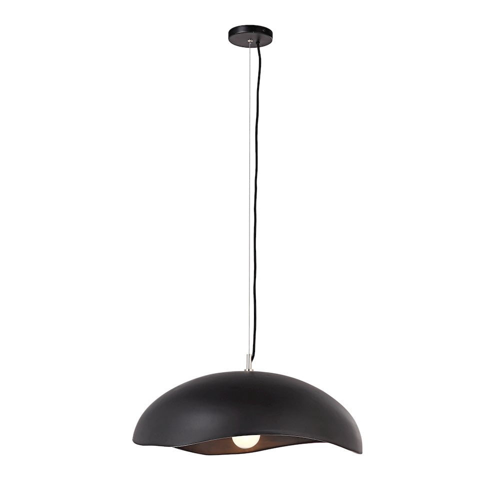 Renwil Filomena 22" Wide 1-Light Chandelier, Matte Black