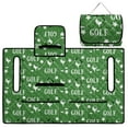 thumbnail image 4 of Psesaysky Golf Cart Seat Covers Golf&Stars Golf Cart Seat Blanket with 4 Pockets and Handle, Non-slip Universal Fit for EZGO, Yamaha, Club Car and Other 2-Seat Carts, 51"x 30.3", 4 of 8