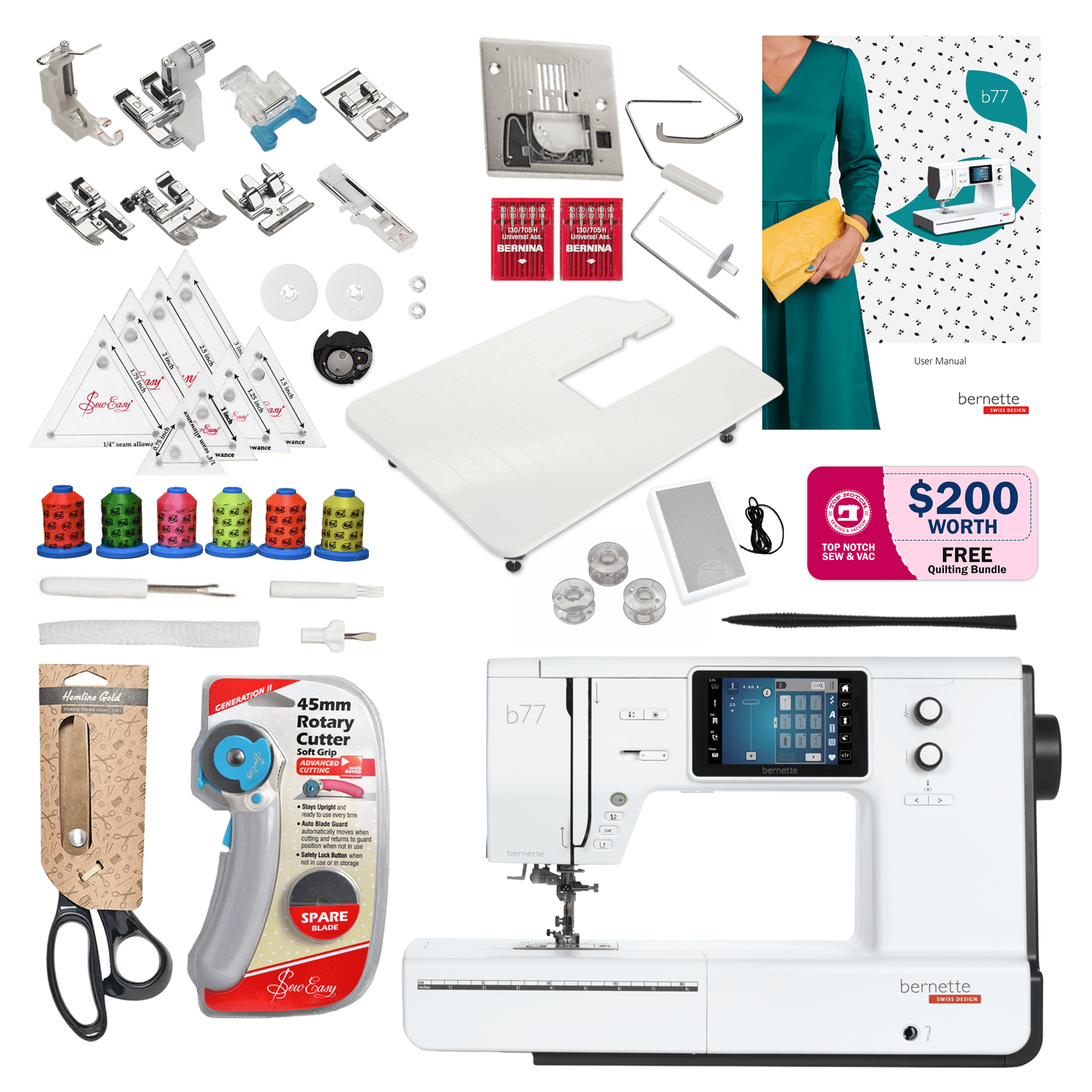 B77 Sewing Machine Perfect for Beginners and Quilting