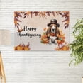thumbnail image 2 of Happy Thanksgiving Basset Hound Welcome Thankful Fall Autumn Pumpkin Horizontal Matte Canvas Poster Bassets Dog Breed Lovers Gifts Idea Wall Art Home Decor - 02021, 2 of 5