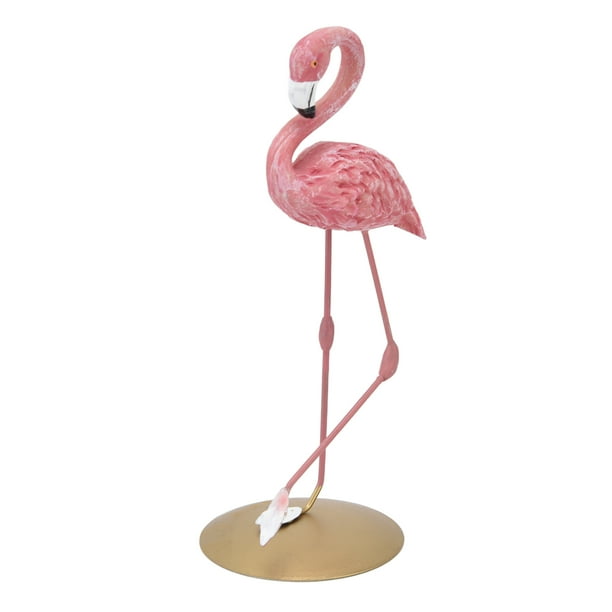 Figura de resina de flamenco para decoración del hogar, accesorios perfectos para sala de estar, dormitorio y estudio
