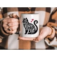 thumbnail image 5 of All You Need Is Love And A Cat Mug, Cute Cat Lover Coffee Mug, For Cat Owners, Black Handle and Rim 11 Ounce Cup - 11 Oz. Coffee Mug - CCMUG11537, 5 of 6