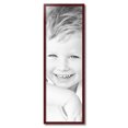 thumbnail image 2 of ArtToFrames 12" x 37" Cherry Picture Frame, 12x37 inch Red Wood Poster Frame (WOM-4213),  Pack, 2 of 6