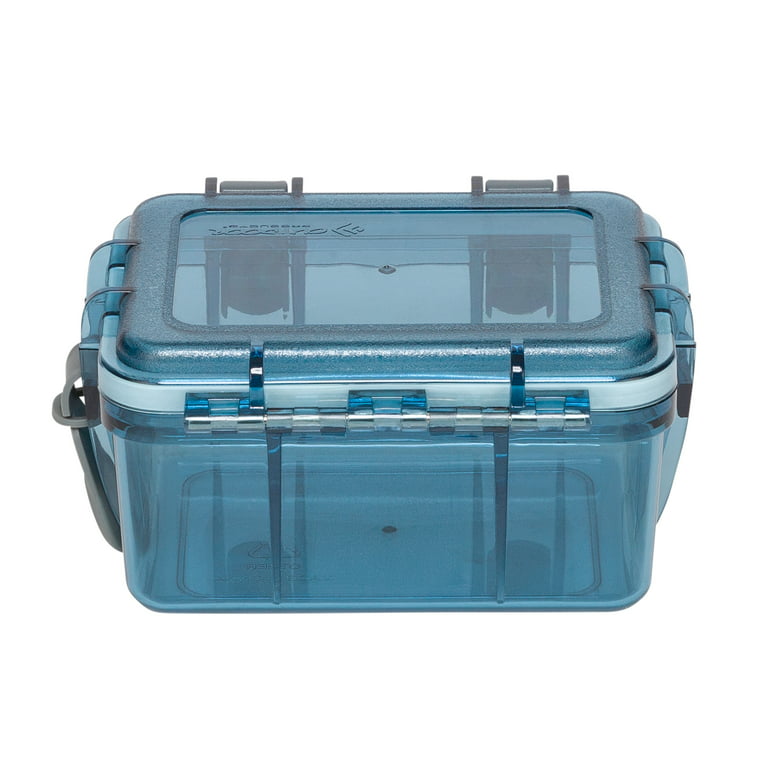 Outdoor Products Small Watertight Dry Box, Blue, Polycarbonate 