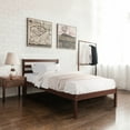 thumbnail image 3 of Costway Twin Size Wood Platform Bed Frame with Headboard Slat Support Mattress, 3 of 10