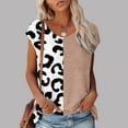 thumbnail image 2 of 2026 ! JINMGG 2026 Womens Tops under $5 Tops for Women Casual Spring Summer Fashion Woman Print Round-Neck Short Sleeve T-Shirt Printing Loose Blouse Tops, 2 of 6