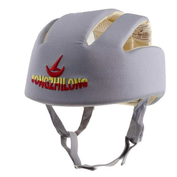 Casco De Seguridad Para Bebés Y Sombrero De Protección Para Cabeza Sombrero Para Cabeza Para Caminar Y Gatear Gris Yotijar Casco de seguridad para niños pequeños