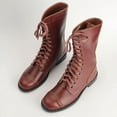 thumbnail image 4 of WW2 US Army Paratrooper Medium Tactical Boots Mens Leather Jump Mid-Tube Boots, 4 of 5