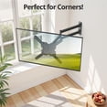 thumbnail image 3 of MountLiving Full Motion Corner TV Wall Mount for 32-65 inch TVs, holds up to 80 lbs, Max VESA 400x400mm, 29.02 inch Long Extension Arm, 3 of 7