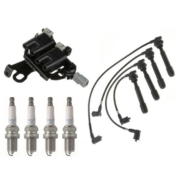 Ignition Coils Spark Plug Wires & Spark Plugs For Hyundai Tucson 2.0L 2005-2009