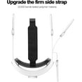 thumbnail image 5 of Elite Strap Replacement for Meta Quest 3S - Adjustable VR Headset Strap - Lightweight and Comfortable VR Headset Accessories - Reduce Facial Stress, Head Strap Compatible with Meta Quest 3S, 5 of 7