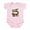 Petal Pink, variant on CafePress - Dirt Track Racing Infant Bodysuit - Baby Light Bodysuit, Size Newborn - 24 Months