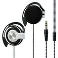 thumbnail image 2 of CNKOO 3.5mm Plug Wired Clip On Ear Sports Earphone Heavy Bass Headphone, 2 of 11