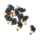thumbnail image 1 of Conexiones rápidas neumáticas, 10 piezas Codo neumático Conector rápido Conector rápido neumático Valor excepcional, 1 of 14