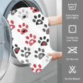 thumbnail image 6 of Hand Towels Set of 2 Paw Print with Hearts Hand Towels for Bathroom Soft Absorbent Decorative Hand Bath Towels Dish Towels for Kitchen Sports Gym Yoga Home Decor 14 x 28 in, 6 of 6
