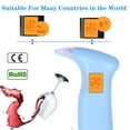 thumbnail image 4 of Portable Breath Alcohol Tester with 10 Mouthpieces, Professional Alcohol Tester with Backlight LCD Screen ,blue ,Accuracy High, 4 of 7
