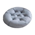 thumbnail image 2 of Cojín redondo para silla, decorativo, de 16 pulgadas, cómodo y moderno, para dormitorio, jardín, oficina, cocina y hogar. Gris, 2 of 8