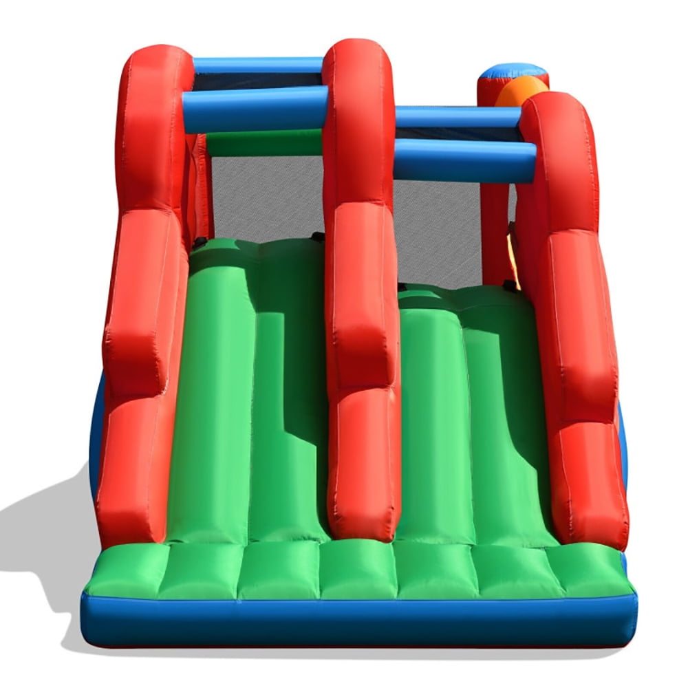 Aimee Lii 3-in-1 Dual Slides Jumping Castle Bouncer without Blower, Kids Bounce House Aimee Lii 3-in-1 Dual Slides Jumping Castle Bouncer without Blower, Kids Bounce House
