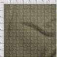 thumbnail image 4 of oneOone Georgette Viscose Dark Olive Green Fabric Asian Paisley Dress Material Fabric Print Fabric By The Yard 42 Inch Wide, 4 of 5