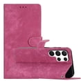 thumbnail image 2 of Allytechgroup Wallet Phone Case for Samsung Galaxy S24 with Credit Card Slot, PU Leather Slim Lightweight Flip Case with Lanyard Shockproof Protective Bumper for Women Girls, Rose, 2 of 10