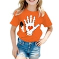 thumbnail image 3 of Gerichy Summer Short T-Shirts for Girls Short Sleeve Graphic Prints Tees Funny Crewneck Tops Summer Short T-Shirts for Girls Trendy Tops Kids Girls Short Sleeve Tee T Shirt Casual Fit Basic Shirt, 3 of 6