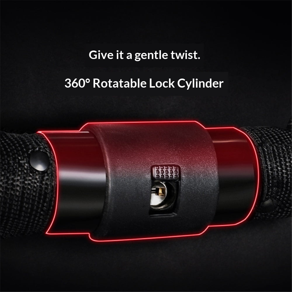 Bike Chain Lock 0.6m Heavy Duty Motorcycle Chain Locks Thick Anti-Theft Security Bicycle Lock with 2 Keys for Mountain Road Electric Bike, Motorcycles, Scooter, Door, Gates