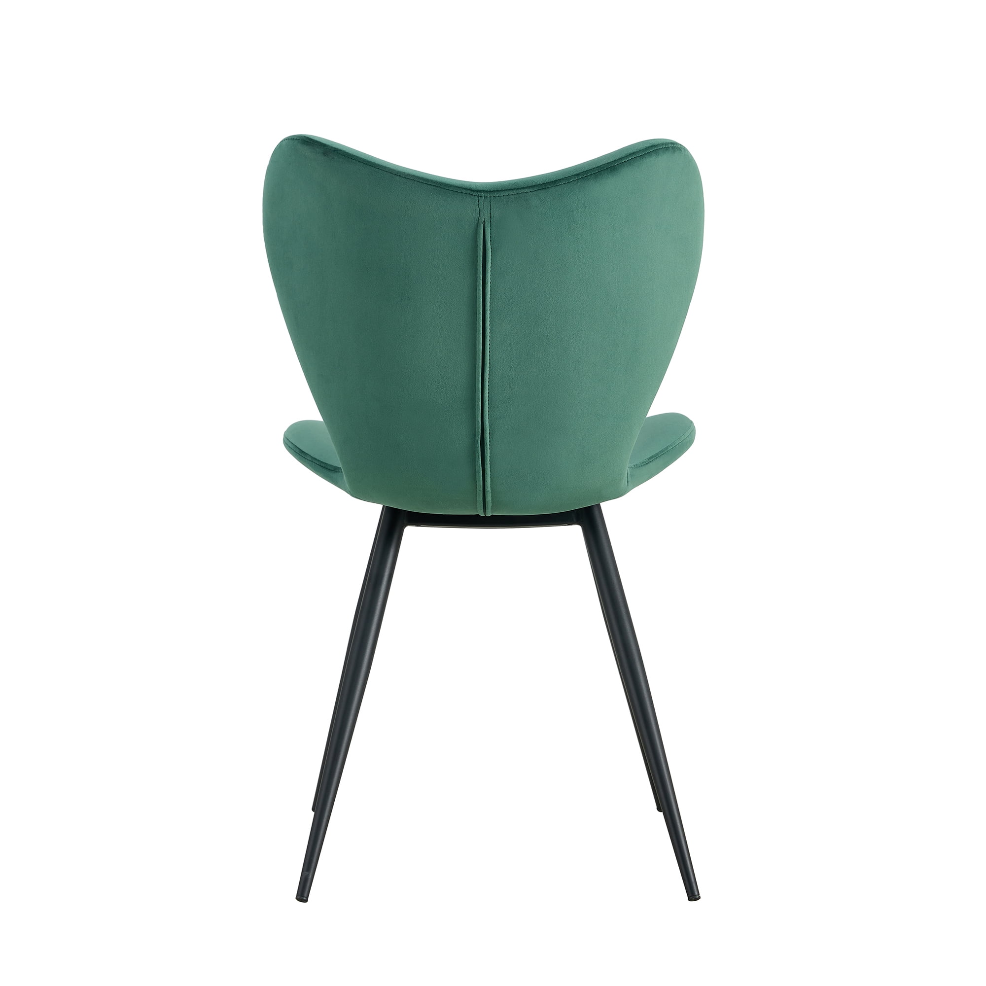 Resenkos Modern Velvet Dining Chairs Set of 2 with Metal Legs, Upholstered Side Chairs for Dining Room Kitchen, Dark Green Resenkos Modern Velvet Dining Chairs Set of 2 with Metal Legs, Upholstered Side Chairs for Dining Room Kitchen, Dark Green