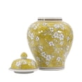 thumbnail image 2 of Galt International Floral Chinoiserie Ceramic Ginger Jar 12", 2 of 5