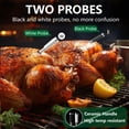 thumbnail image 2 of BFOUR Meat Thermometer Wireless with 2 Meat Probes, 500FT Long Range Bluetooth Thermometer Wireless Temperature Probes for Remote Monitoring of Grill, Oven, Smoker, Air Fryer,, 2 of 8