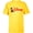 Yellow, variant on Disney Mickey Mouse Race Car Driver Racing Flag Script Logo - Short Sleeve T-Shirt for Kids - Customized-Black
