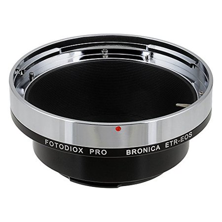 Fotodiox Pro Lens Mount Adapter - Bronica ETR Mount SLR Lenses to Canon EOS (EF EF-S) Mount SLR Camera Body