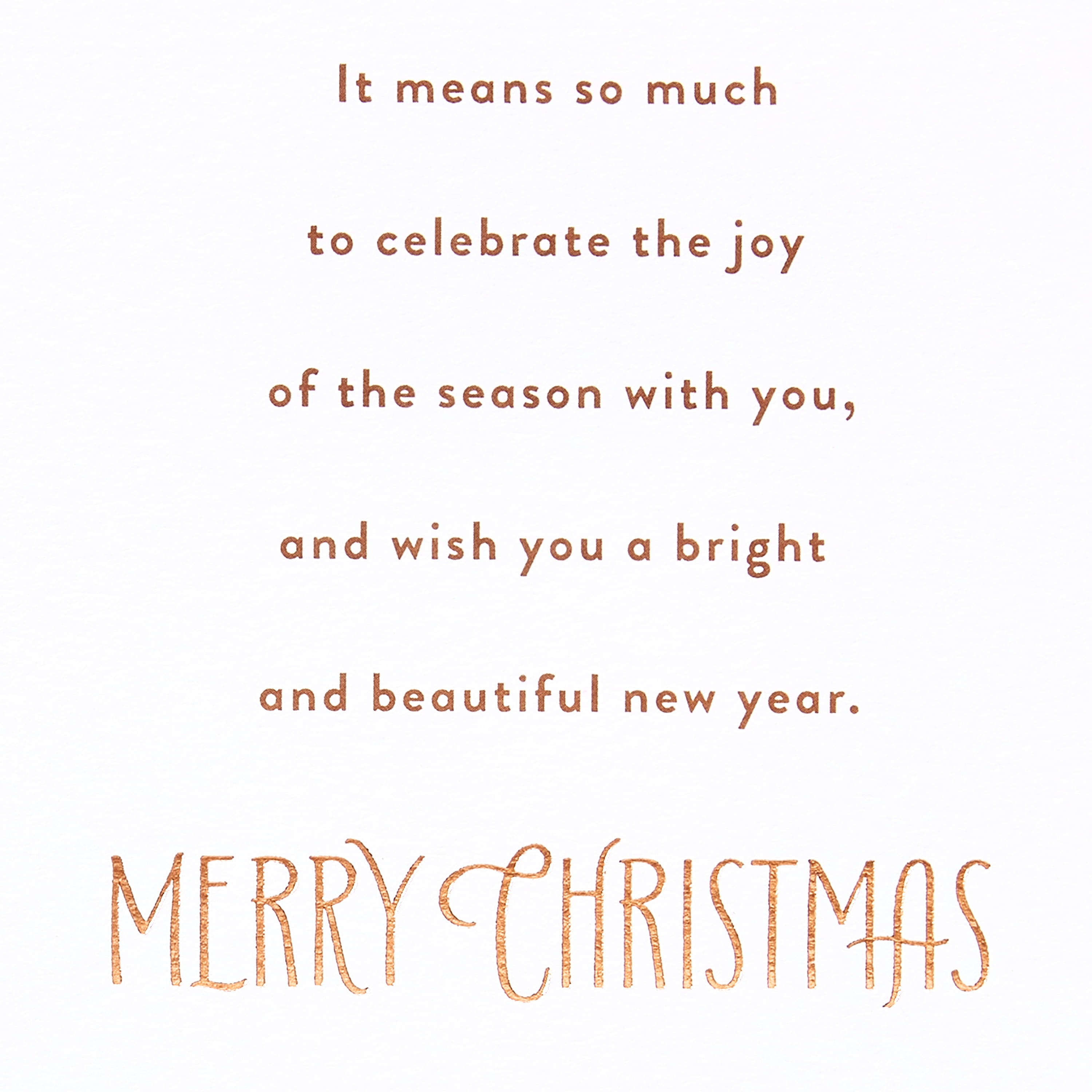 American Greetings Christmas Card with Ornament Keepsake (Joy of the Season)
