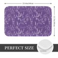 thumbnail image 2 of Rateoe Lavender Flowers Pattern Flannel Door Mat Indoor Outdoor Entrance, Waterproof All-Weather Doormat,Fade Resistant, Low Profile Entryway Mat 16x24in, 2 of 7