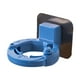 thumbnail image 4 of Soporte de pared para fregona, estante de pared para botella de champú, autoimpermeable, bricolaje para el baño Azul, 4 of 6