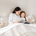 thumbnail image 5 of jejeloiu Beach Themed 7 Pieces Full Size Bedding Sets For Girls,Starfish Seashell Full Size Bed in a Bag,Beige,Reversible, 5 of 7
